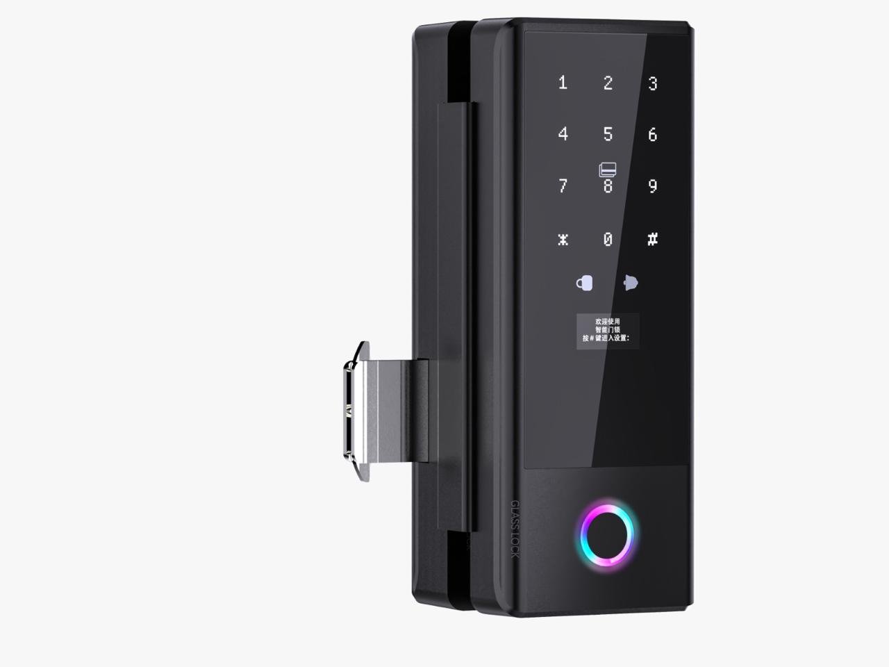 قفل ذكي لأبواب الزجاج موديل G10S