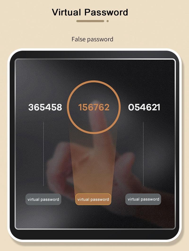 قفل ذكي للأبواب المعدنية والخشبية موديل MAX S608